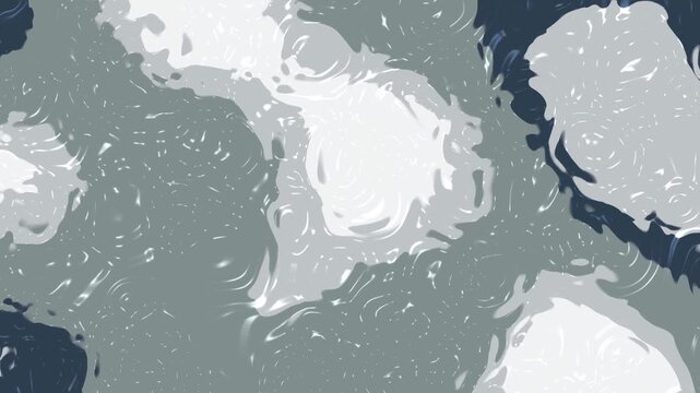 Navy Soft Peachs  Abstract animation of liquid shapes moving and morphing with gray and white tones for artistic background usage