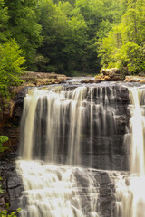 Fototapeta premium Long Exposure of Waterfall at Blackwater Falls, West Virginia