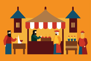 illustration of a restaurant menu