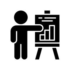 Presentation glyph icon