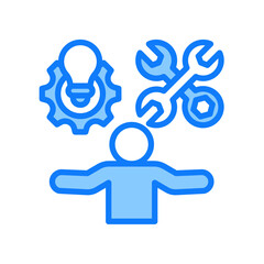 Capability blue icon 