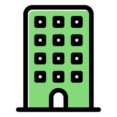 hotel building icon