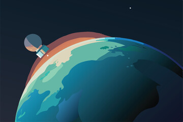 hyper detailed satellite view of earth with atmosp (1).eps