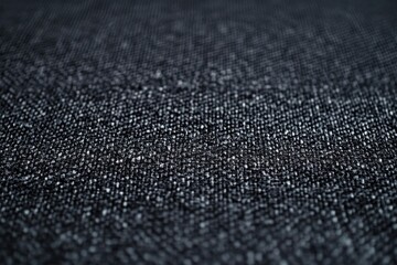 Close-up view of a dark fabric texture.