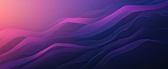 Abstract purple and blue background with a hexagonal pattern for technology, science, or business concept. Vector illustration of an abstract geometric, futuristic design with.