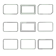 Vector shadow icon modern card edge highlight angled business subtle bold cut