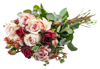 PNG Bouquet flower plant rose.