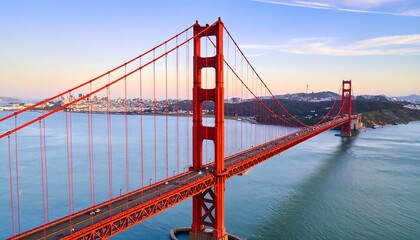 Fototapeta premium Golden Gate Bridge at sunrise