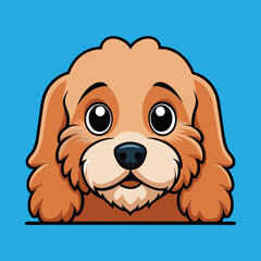 Obraz premium Peeking Canine Collection dog