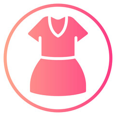 dress gradient icon