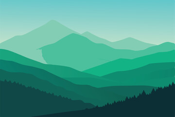 Naklejka premium soft green gradient background (1).eps