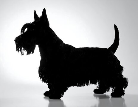Silhouette of a Scottish Terrier (1)