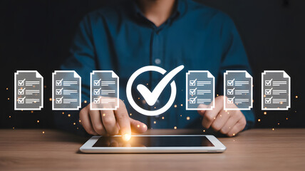 Streamline your workflow with digital checklists on your tablet, ensuring efficient task management and boosting productivity with seamless digital solutions