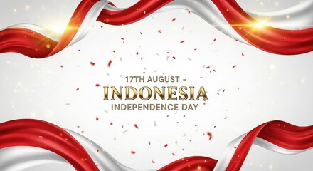 Indonesian independence day background