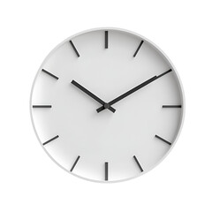 Set of wall clocks with black frame and hands. Flat style vector illustration. Simple classic wall clock with Arab numbers, with Roman numeral and without numbers isolated on white background