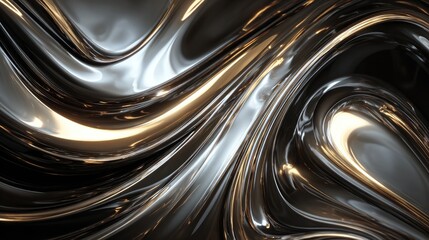 Abstract metallic flow (1)