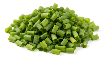 Chopped Green Onion Segments Freshly Cut for Culinary Use