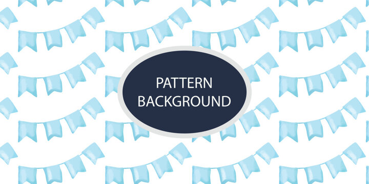 kawaii baby new born decoration element pattern background design. Pastel colors. Thin line icons of baby items. Also for printing on paper and fabric. 