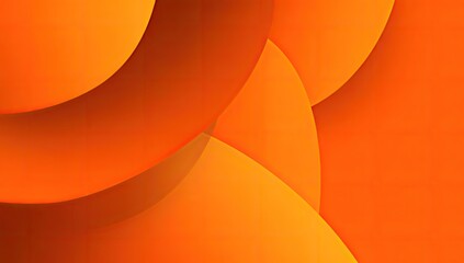Abstract orange layered circles