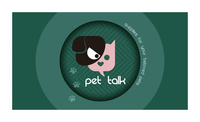 Character,  Symbol and Logo for pet shop