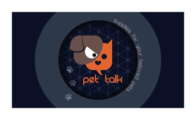 Character,  Symbol and Logo for pet shop