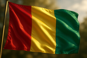 Obraz premium flag of guinea 