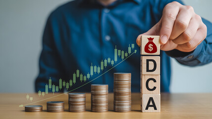 Achieve financial success with DCA investing strategy, building wealth over time with consistent dollar cost averaging for long term growth and a secure future