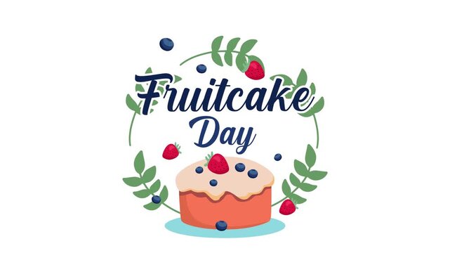 National Fruitcake Toss Day with delicious fruitcake