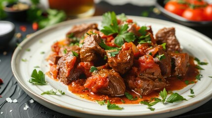 Beef stew dish
