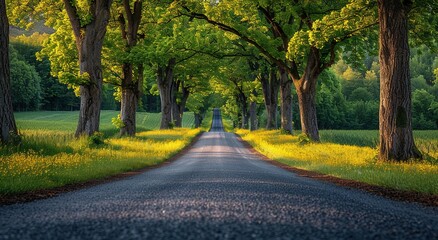 A trail in a rural farmland landscape, suitable for landscape designs, urban planning concept renderings, material references, city promotions, outdoor product backdrops, etc.
