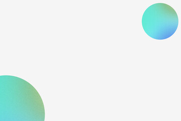 Minimal Gradient Circles on White Background: Subtle Noise Abstract Design