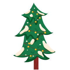 Festive Christmas Tree Design for Holiday Greetings