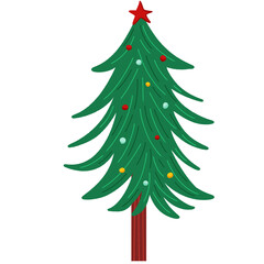 Cute Hand Drawn Christmas Tree png