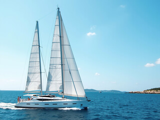 Obraz premium sailboat on the sea