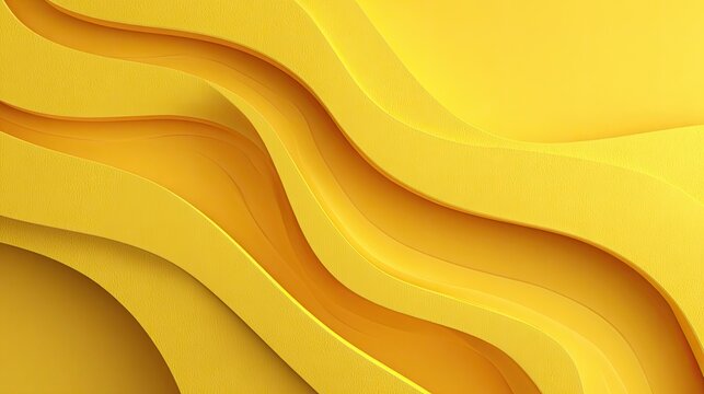 Abstract yellow wavy background