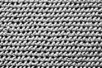 Monochrome abstract  pattern fabric texture png overlay effect, transparent background