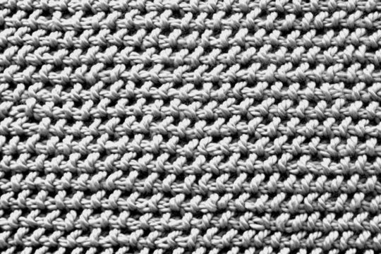 Monochrome abstract pattern fabric texture png overlay effect, transparent background