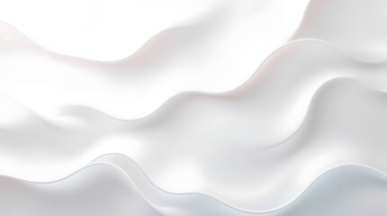 Abstract white wavy ripples background.