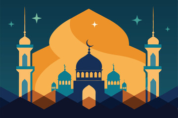 3d low poly tech surface with glowing bluae purple  (106).eps