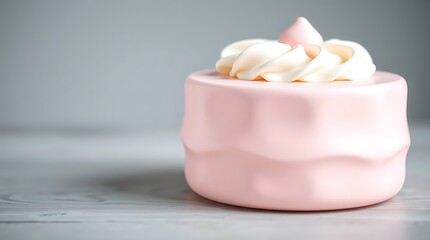 3d cake object on isolated background.