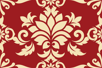Fototapeta premium intricate victorian floral embroidery pattern in d (5).eps