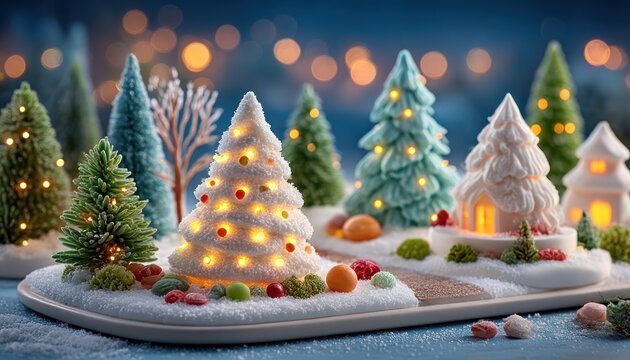 Winter wonderland diorama