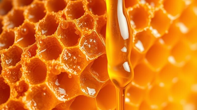 close up nextar melted honey