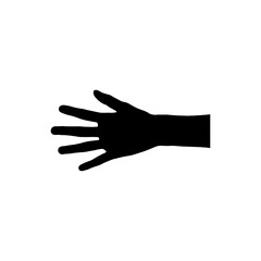 hand silhouette Vector