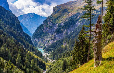view of the mountains