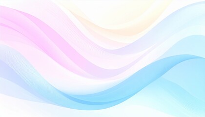 Minimalist abstract background template, smooth gradient shapes