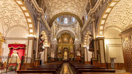 interior of church in Grenade in Spain on june 25th 2025