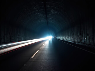 tunnel on the road