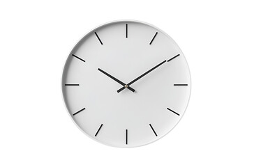 Set of wall clocks with black frame and hands. Flat style vector illustration. Simple classic wall clock with Arab numbers, with Roman numeral and without numbers isolated on white background