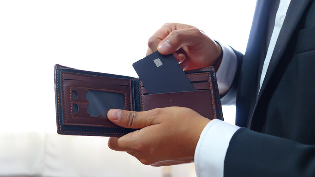 cartera vac&iacute;a tarjeta de credito pago